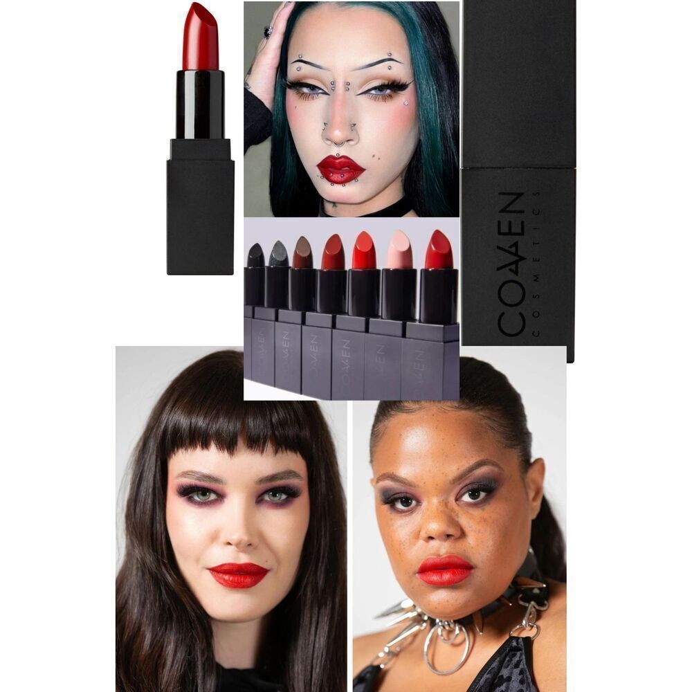 Killstar Coven Cosmetics Maleficium Red Matte Lipstick